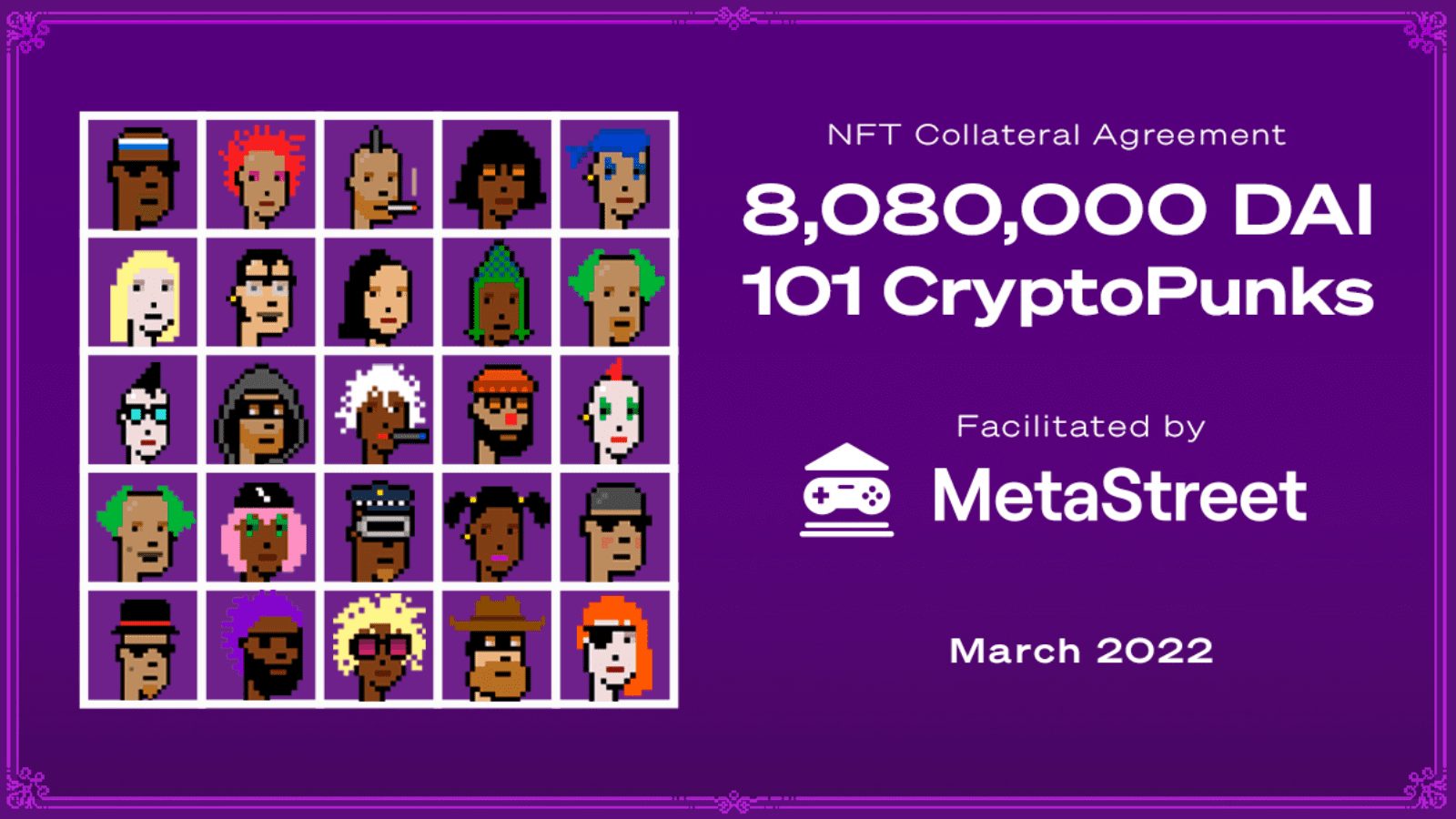 In Largest-ever NFT-backed Loan, 101 CryptoPunks Put Up as Collateral -  Blockworks