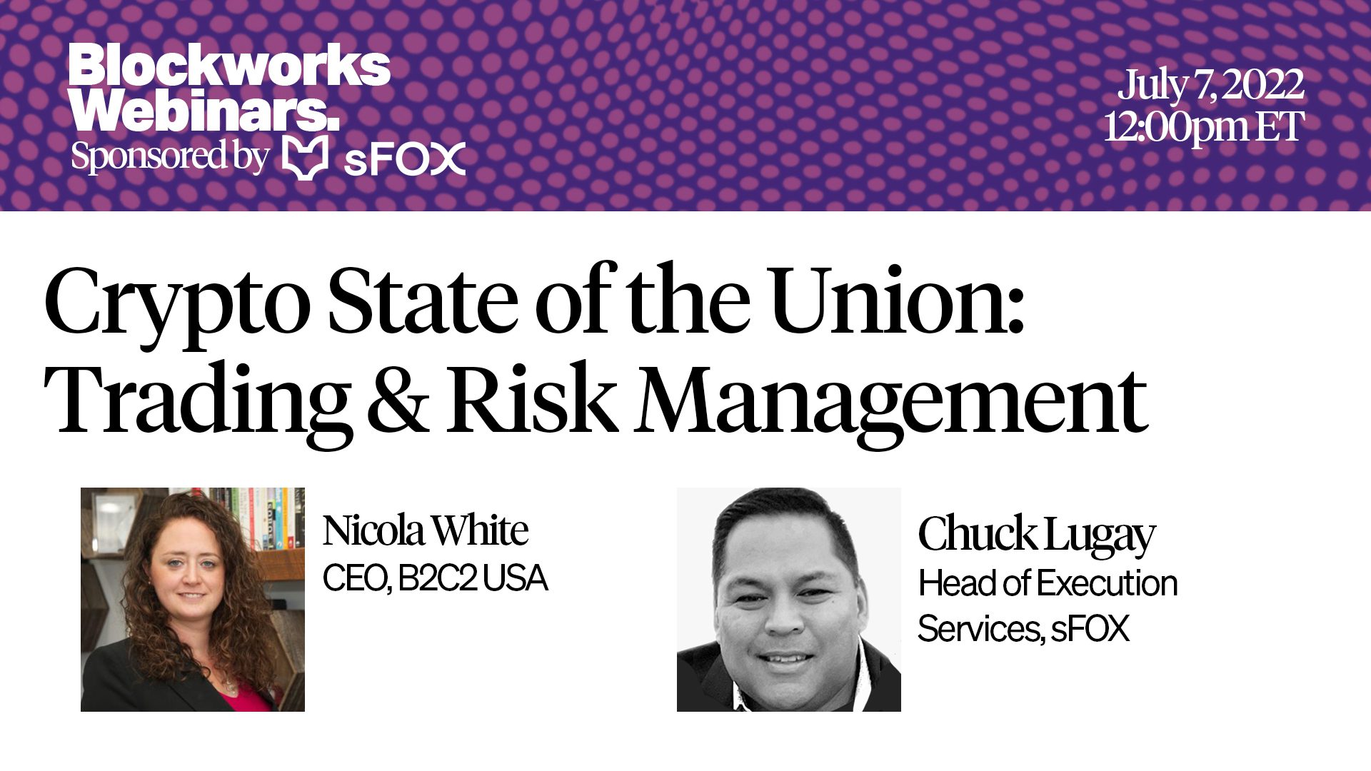 Crypto State of the Union: Trading & Risk Management - Blockworks