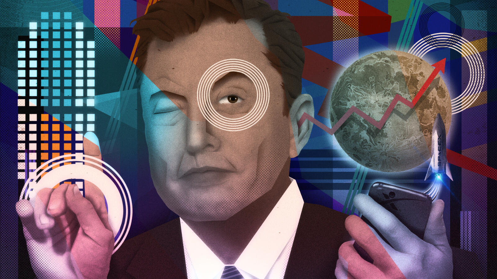 Player 1 (The Bird) Elon musk by Abdulrahman Al-ottafi on Dribbble