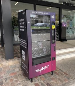 London's New NFT Vending Machine