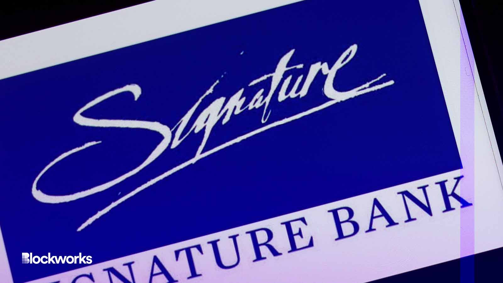 Shares plunge for saviour of failed Signature Bank