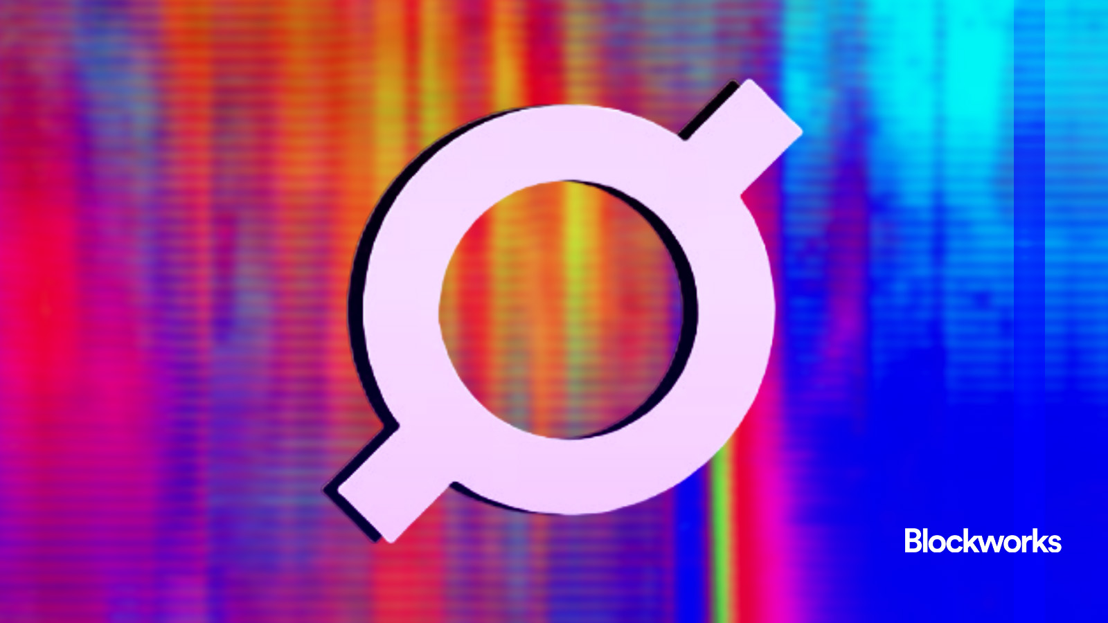 Colorful ORE logo on vibrant background