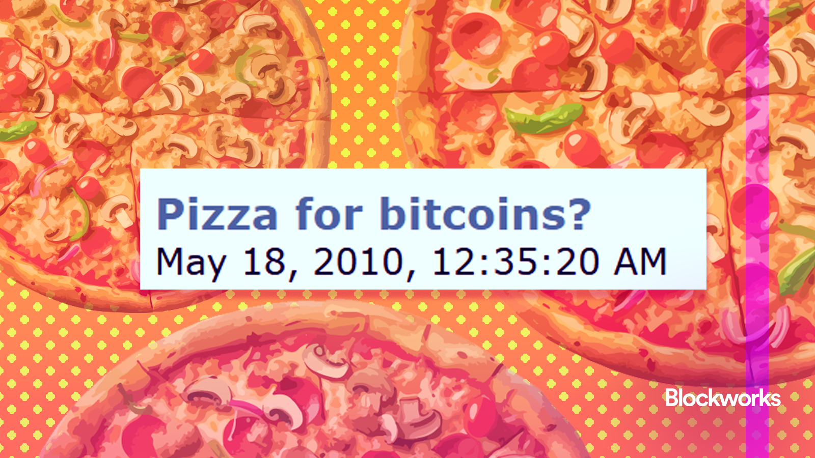 Bitcoin celebrates Pizza Day with price record, Hall of Fame induction -  Blockworks