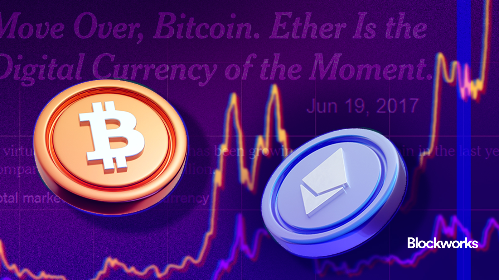 Ethereum was close to flipping Bitcoin in 2017 — then never again -  Blockworks