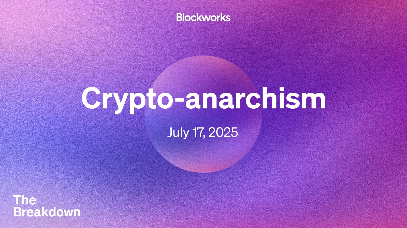 Anarchy, crime and stablecoins - Blockworks